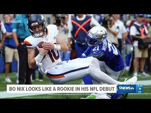 Klis & Tell: Bo Nix looks like rookie in NFL debut