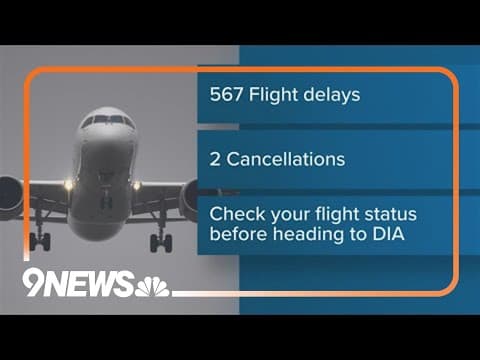 More than 500 delays reported at DIA