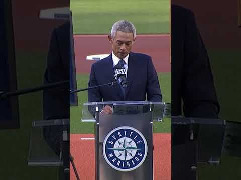 Hall of Famer Ichiro Suzuki joins Mariners legends with No. 51 retirement