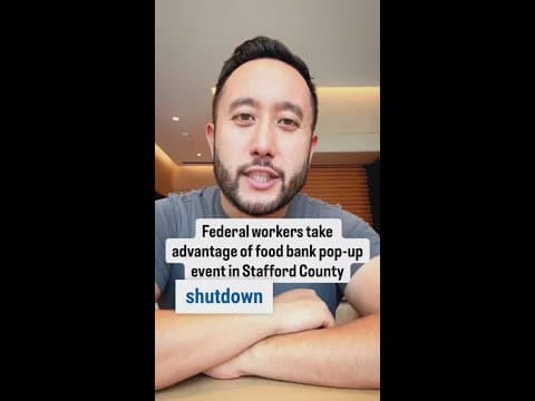 Federal worker free produce event