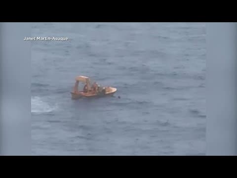 Cruise rescue: Man jumps into water to save daughter, who fell overboard