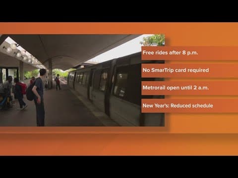 Metro offering free fares for New Year's Eve