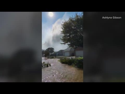 North Texas residents facing homelessness after water main break damaged their home