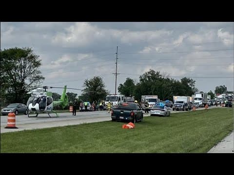I-71 South in Fayette County to be closed for several hours due to 4-vehicle crash; multiple injurie