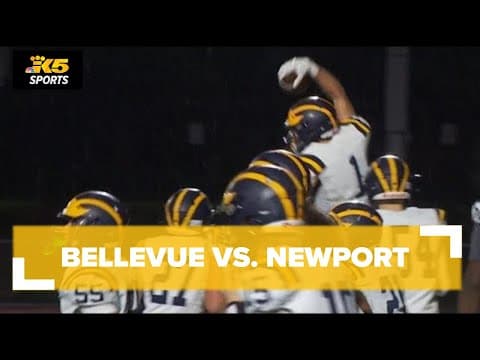 HS FOOTBALL:  BELLEVUE VS. NEWPORT