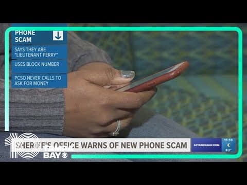 Scam alert: Pinellas County deputies warn residents of a caller pretending to be lieutenant