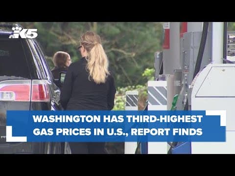 Filling up the gas tank is emptying the pockets of Washington residents