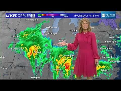 Live Doppler 13 forecast | 4pm update for Thursday, Jan. 25, 2024