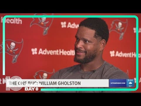 William Gholston finds out he's the longest-tenured defensive lineman in Tampa Bay Buccaneers histor