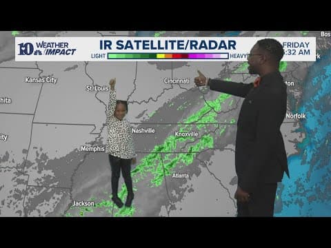 Meet our Mini Meteorologist: LaDaizha helps Tevian with the 7-day forecast