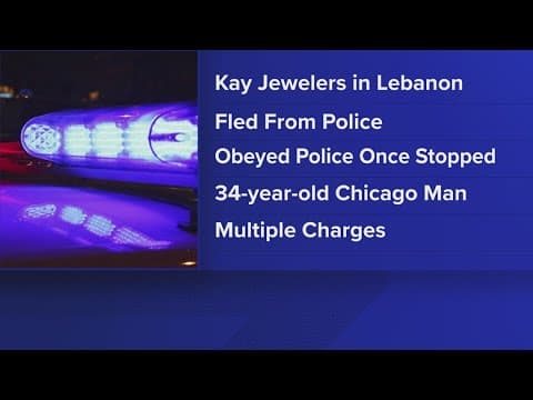 Man arrested after allegedly stealing from jewelry store