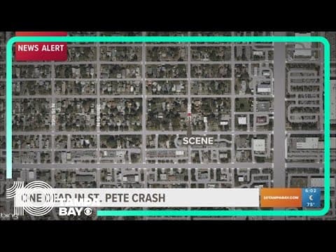 Man walking street struck, killed by car in St. Petersburg, police say