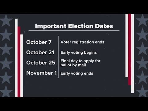 Monday is the last day to register to vote in Texas