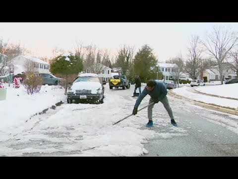 Some Prince George's County streets still need to be plowed, after second snow