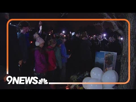 Families, friends pay respects at vigil for 13-year-old killed in car crash