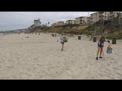 Fifth of July beach cleanup