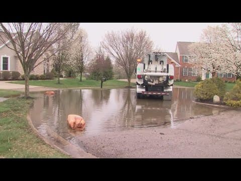 Crews in Franklin County cleaning up roads after flooding