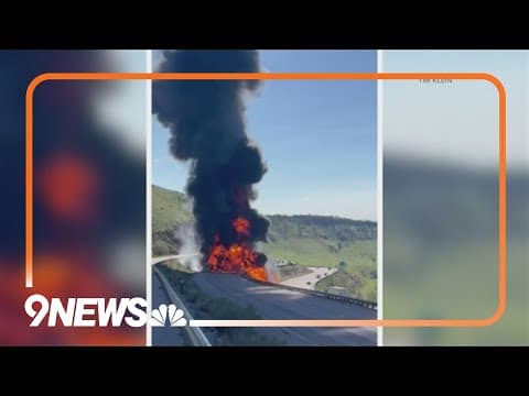 1 killed in crash involving tanker on I-70 west of Denver