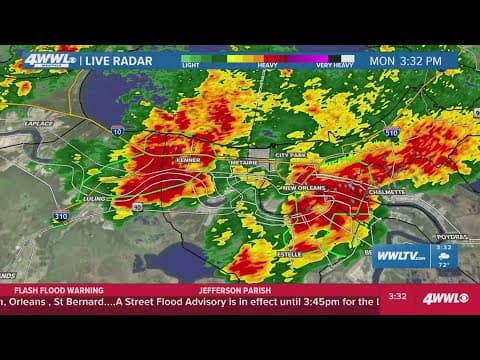 Flood Warnings issued for parts of the New Orleans Metro Area