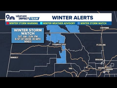 Extended forecast | Balmy weekend ahead with highs near 60 along with mountain snow