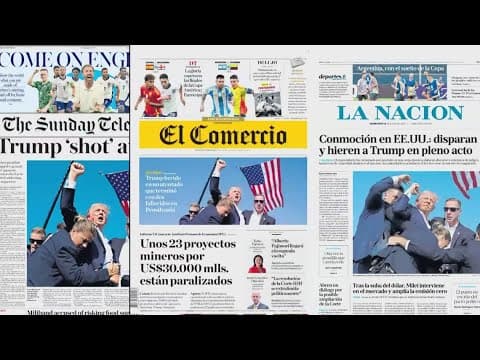 World leaders condemn Saturday's Trump Rally Shooting