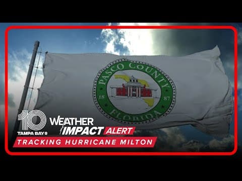Pasco County emergency officials provide update on Hurricane Milton preparations