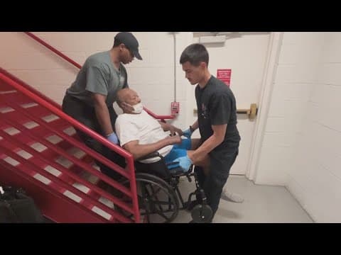 Former Houston Oilers player, other residents at senior apartments left with no working elevators