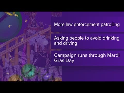 Deputies ask paradegoers not to Drink and Drive during Carnival season