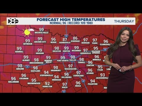 8:30pm DFW Weather update: Humidity enters North Texas as temps rise
