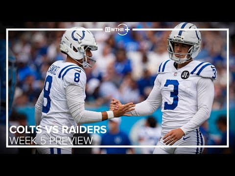Colts look to bounce back after first loss of the season | Week 5 Colts v Raiders Preview | 13Sports