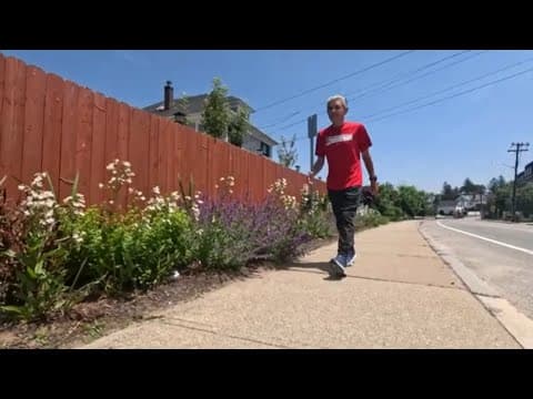 73-year-old man is motivating seniors to get moving by walking or bicycling 50km in each state