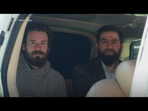 Syrian rebels free prisoners from Assad's notorious dungeons who celebrate in Damascus streets