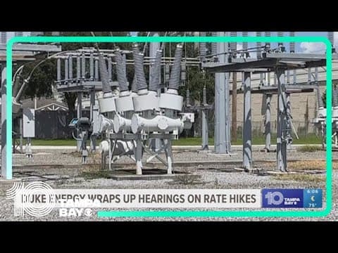 Duke Energy wrapping up hearings on rate increases