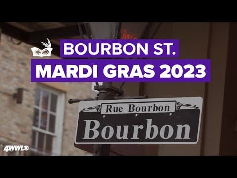 Mardi Gras 2023: Live Bourbon Street Cam