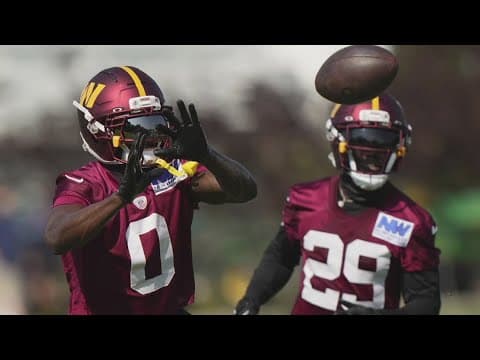 Mike Sainristil goes from rookie mentee to mentor for new rookie Trey Amos