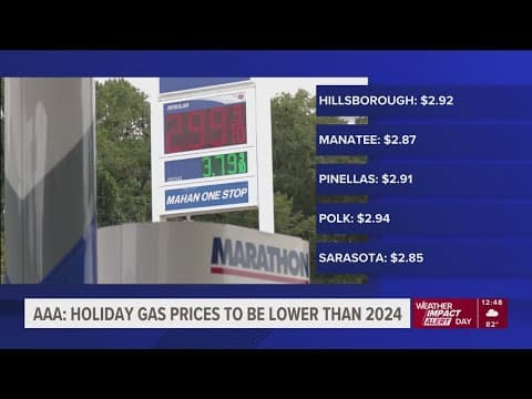 Florida gas prices fall ahead of Labor Day weekend