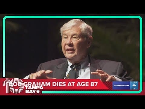 Former Florida Governor Bob Graham dead at 87