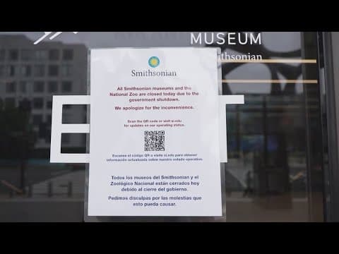 Smithsonian closes its 19 museums, research centers and the National Zoo amid government shutdown