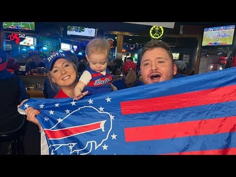 Local bills fans raise money & spirits, first game back