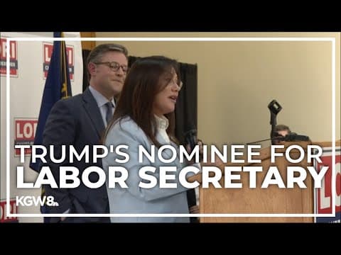 Oregon's Rep. Lori Chavez-DeRemer tapped by Trump to be Labor Secretary