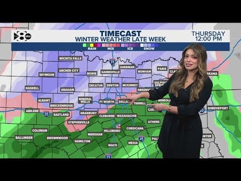 DFW Weather | Where to expect either snow or sleet across the metroplex