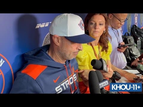 Astros manager, players speak on deadly Central Texas flooding