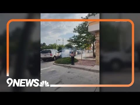 Video shows pursuit ending in crash at Denver car wash