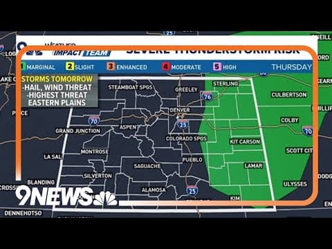 Extended weather: Chance for afternoon storms in Denver