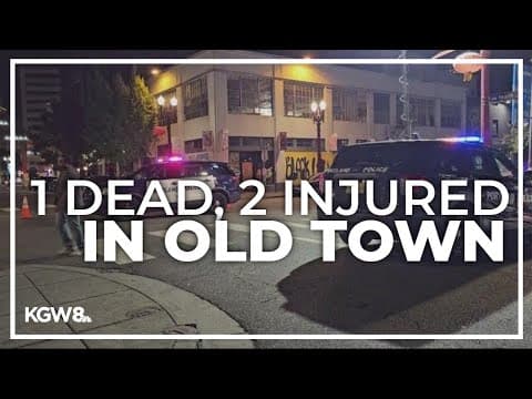 1 man dead, 2 other men injured in Old Town shooting