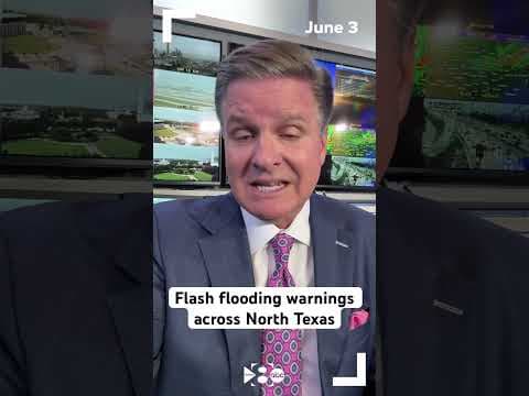 Flash flooding warnings across North Texas Monday night.