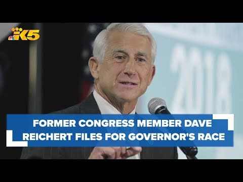 Former Congress member, King County Sheriff Dave Reichert running for governor