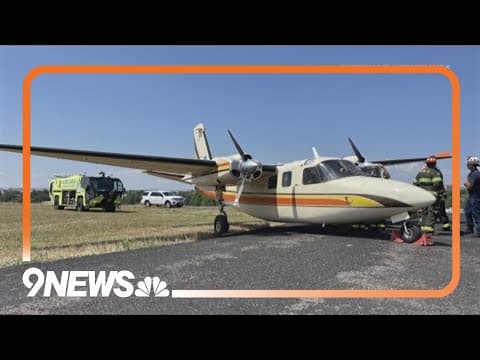 1 passenger injured after small plane makes emergency landing in Centennial