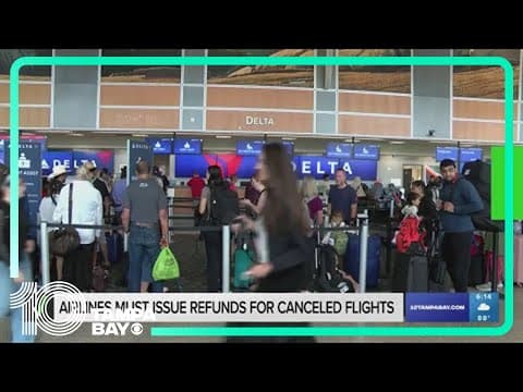 Delta flight canceled? Yes, you are entitled to a refund under federal rules