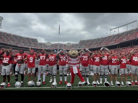 'Carmen Ohio' after the Ohio State-Youngstown State game